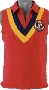 SOUTH AUSTRALIAN JUMPER, with "SANFL" badge on front & number "25" on reverse.