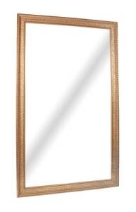 A gilt framed mirror, of impressive proportions, 20th Century. 141 x 241cm