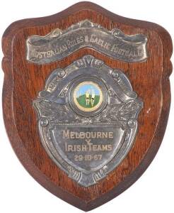 1967 AUSTRALIAN FOOTBALL WORLD TOUR trophy