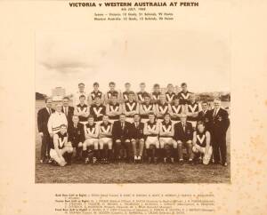 1968 VICTORIAN TEAM official team photograph