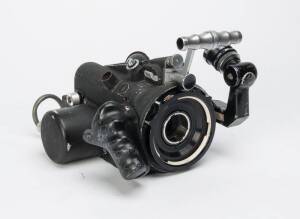 ARNOLD & RICHTER (Germany): Arriflex 16BL 16mm movie camera with angle viewer and eyepiece/cap.
