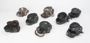 BELL & HOWELL (USA): Filmo 16mm movie cameras - a Filmo automatic with Taylor-Hobson Cooke 1 inch f3.5, a Filmo 70a with Taylor-Hobson Cooke 1 inch f 3.5, a Filmo 70C body, two Filmo automatic bodies, a Filmo 70D body, and two 70DR bodies one without view