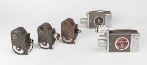 BELL & HOWELL (USA): Movie cameras - Bell & Howell, with eight 8mm and three 16mm magazine cameras. (11 cameras)