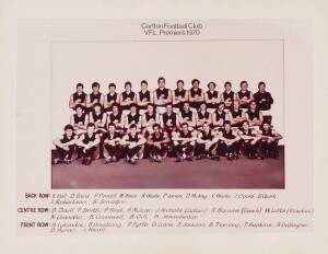 CARLTON: 1970 Team photograph, "Carlton Football Club, V.F.L. Premiers 1970"