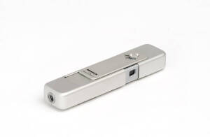 MINOX (Germany): Minox LX sub-miniature camera, 1986, [#2525960] with leather case and instruction manual in original presentation box.