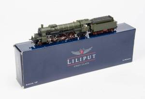 BACHMANN: Liliput Steam locomotive IVh GREEN LB Ep.1 [L104000] together with rolling stock comprising; L235433, L235434, L224696, L291900, L221905, L223040 and L291905; NIB (1 engine + 7 carriages).