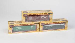 LIFE-LIKE PRODUCTS: Proto 1000 Series "Limited Edition" freight cars (6). NIB.