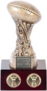 TROPHY, with plaque "Carlton Football Club, Premiership Player 1972, Premiership Captain-Coach 1979, Alex Jesaulenko"