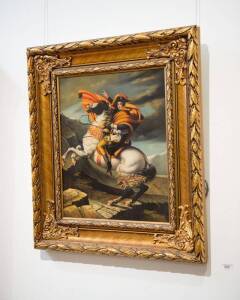 V.Cozsini "Bonaparte" oil on canvas signed lower left, 39 x 29cm.