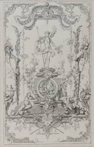 A set of nine decorative design panel prints, French, 19th/20th century&nbsp;