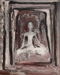 HELEN LEMPRIERE, The Nich, mixed media, signed lower right, 55 x 44 cm