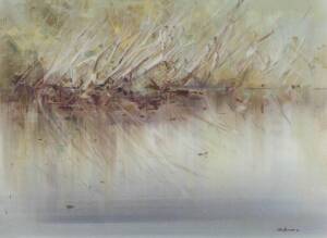 JOHN LEO BORRACK (BORN 1933) Along the Creek, Adele's Grove North West QLD 1988