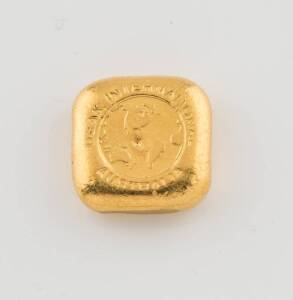 A 1oz. gold ingot.