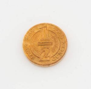 A 1/2oz. gold bullion coin.