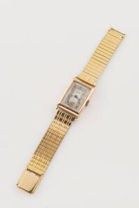 Two vintage wristwatches, a Roamer, 9ct rose gold on non-gold bracelet and the other a Cyma, rolled gold.
