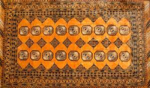 Afghan tribal hand knotted rug. 118 x 190 cm.