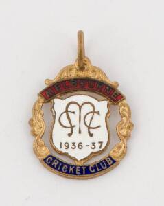 MELBOURNE CRICKET CLUB, membership badges for 1935-36 Full member No.2024, and Country member No.746; 1936-37 Full member No.3382, and Country member No.755.