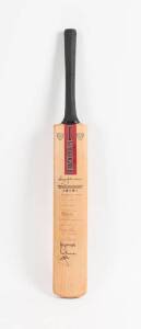 1974-75 AUSTRALIA v ENGLAND, full size "Gray-Nicolls - Terry Jenner" Cricket Bat, signed by Australia on front & England on reverse, 30 signatures including Ian Chappell, Doug Walters, Dennis Lillee, Mike Denness & Tony Greig. Ex Terry Jenner collection.