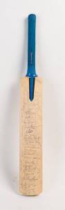 INTERNATIONAL TEST CRICKETERS, full size Cricket Bat with c50 signatures including Richard Hadlee, Bob Simpson, Doug Walters, Ray Bright, Rod Marsh, Ian Chappell, Mike Gatting, Joel Garner.