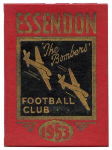 ESSENDON: Member's Season Tickets for 1951, 1953, 1954, 1955, 1957, 1958 & 1959, each with fixture list & hole punched for each game attended. Fair/Good condition.