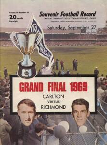 FOOTBALL LITERATURE, noted "Football Record"s (38 issues 1966-78, with 12 Grand Finals including 1966 (one page missing); Essendon Annual Reports (22 issues 1964-96); "Football Life" (9 issues, 1968-76).