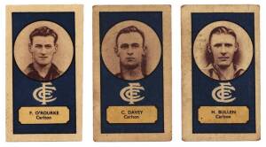 c1932-2008 football cards noted 1932 Clark-Ellis (3); Kornies, Hoadleys, Allens. Poor/VG.