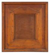 19th Century portrait of a gentleman in an Australian timber frame (cedar, blackwood, silky oak, tulip wood & others) with makers stamp verso "A.SCHRAMM". Frame size 78.5cm x  86cm - 3