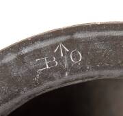 Tasmanian Board of Ordinance pewter bowl stamped "B.O" with broad arrow, 19th Century. 10cm high, 18cm wide - 2