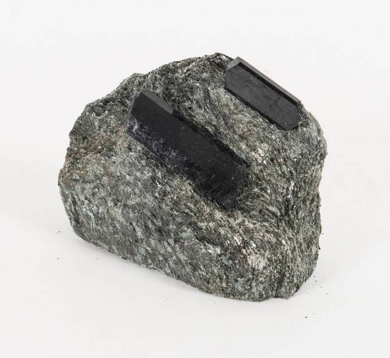 BLACK TOURMALINE, in Chlorite mica schist, from Yinnetharra station, WA, size 18x14cm.