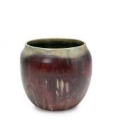 PHILIPPA JAMES Australian pottery vase of impressive proportions. 14cm high, 16cm wide. - 2