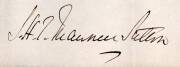 1868 Execution Warrant for John Hogan, gold miner convicted of murdering his partner; sentenced to hang at Castlemaine Gaol, his remains to be buried at the Gaol. Signed by Sir John Manners-Sutton, 5th Governor of Victoria. Plus Victorian Supreme Court Wr - 2