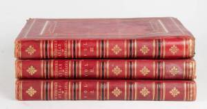 "Picturesque Atlas Of Australasia" 3 volumes, [London, Melbourne, Mass., 1886] Full red morroco with embossed boards & title.