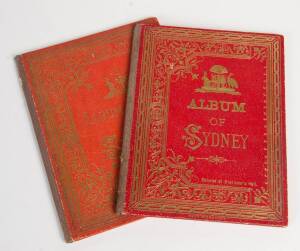 c1890s Leporello Albums (concertina books), titled "Album of Sydney Views" & "Album of Sydney". Fair/Good condition.