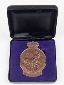 ANZAC Commemorative Medallion 1967, awarded to 1520 C.W.T. Flood.