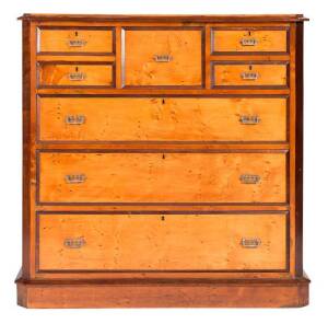 Huon pine & blackwood chest of drawers, Tasmanian origin, late 19th Century