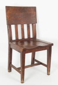 Australian Arts & Crafts chair, cedar, circa 1910.