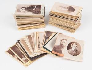 Carte de Visite photographs (175) by Victorian photographers, one an earlier tintype photograph.