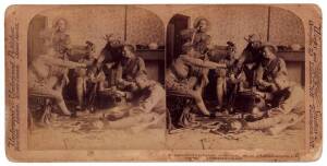 Stereograph cards, Boer War group of 22 cards.