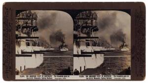 "American Fleet" The Rose Stereographs. Group of 43 stereoscope cards circa 1908.