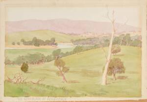 KENNETH JACK (1924 -2006) Rural landscape, watercolour, signed & dated 1976 lower right. 46 x 61cm.