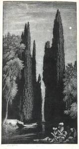 LIONEL LINDSAY (1874-1961): "Sythes Way", etching, pencil signed & titled lower margin. 17 x 33cm