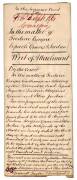 1868 Execution Warrant for John Hogan, gold miner convicted of murdering his partner; sentenced to hang at Castlemaine Gaol, his remains to be buried at the Gaol. Signed by Sir John Manners-Sutton, 5th Governor of Victoria. Plus Victorian Supreme Court Wr - 4