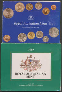 1984-2005 Unc sets, the 1984 and 1985 are in yellow plastic, a few problems in the 1966-69 issues otherwise fine.