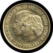 TWO HUNDRED DOLLARS: 1980 & 1985 Koala & 1981 Royal Wedding x 4. Unc, 22ct (0.916%) Total 1.767oz agw. (6) - 2