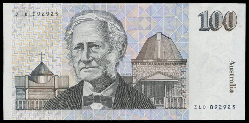 ONE HUNDRED DOLLARS: $100 Fraser/Cole McDonald 224b last prefix ZLD 092925, Unc.