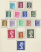 Two Schaubek hingeless albums with mainly unmounted sets, Great Britain includes QEII pre-decimals and decimals to 1990, Russia 1970-81 with a fair degree of completion from 1978, plus a few world stamps. (100s) - 2
