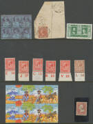 Carton with a basic British Commonwealth collection in eight albums, Great Britain including 1841 2d blue with part-o.g., Surface Printed array to 10/- including 10d brown corner example on piece, some postmark interest; pickings from Australia, Falkland - 3