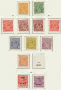 1926-84 mint collection in Lighthouse album with Roos to 2/- plus CofA Specimen set, KGV Heads SMult to 5d, CofA to 1/4d, 1928 Kooka M/S, Vic Centenary (both perfs), Macarthur, Robes (both papers), Arms, &pound;sd Navigators **, AAT and Cocos. (100+)