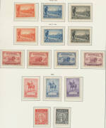 1926-84 mint collection in Lighthouse album with Roos to 2/- plus CofA Specimen set, KGV Heads SMult to 5d, CofA to 1/4d, 1928 Kooka M/S, Vic Centenary (both perfs), Macarthur, Robes (both papers), Arms, &pound;sd Navigators **, AAT and Cocos. (100+) - 2