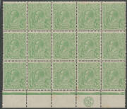 Mostly KGV Heads including Single Wmk 1d red Harrison One Line Imprint pair, 1&frac12;d brown & 4d olive Harrison Two Line Imprint pairs & 2d brown Large White Flaw in L/H Value Tablet in block of 4 (variety unmounted); LMult Wmk &frac12;d 'JBC' Monogram block of 15 & - 5